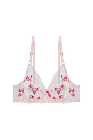 Saint-Tropez Pembe Bralet Set