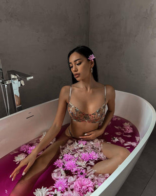 Bali Haki Renk Bralet Set